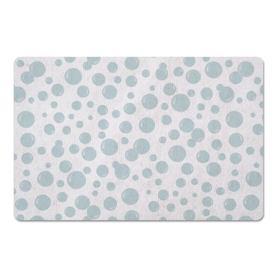 Bubbles All Over Navy Floor Mat